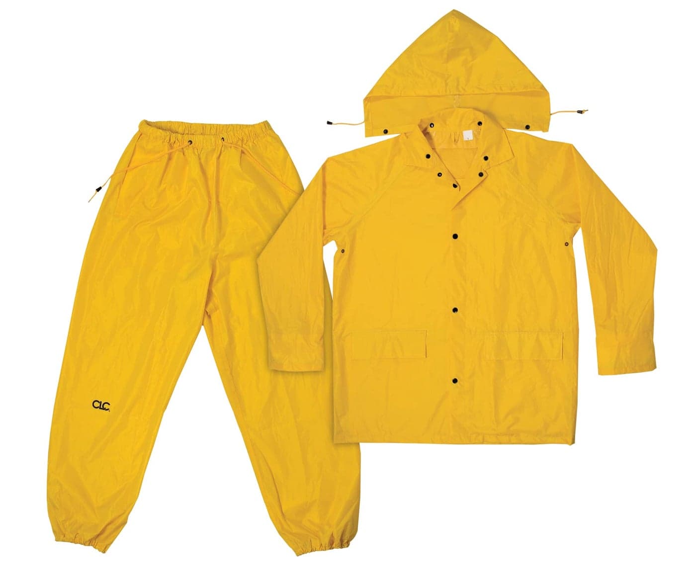 CLC Custom Leathercraft Rain Wear R102L Yellow Polyester 3Piece Rain Suit Large