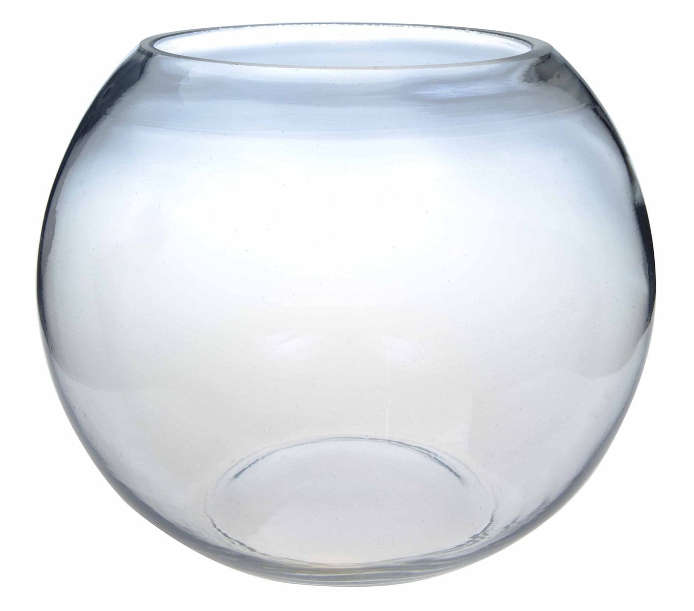 6 15cm Clear Glass Fish Bowl Bubble Ball Table Wedding Display Vase