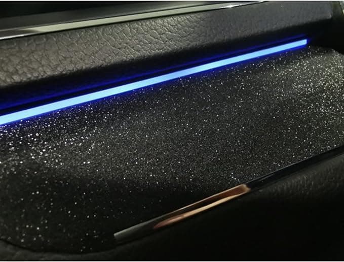 SUNBIRD Vinyl Wrap Sticker Sheet Film Car Auto Metallic Vehicle Wrap Air-Release Adhesive Film Wrap for Cars Motorcycle Self Adhesive (12''x48''Inch,Black Glitter