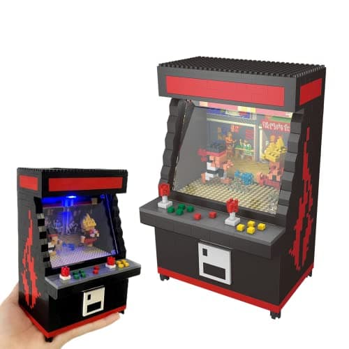 Vziimo Fighter Game Micro Blocks Sets for Adults and Teens 14 Building Toys Creative Bricks Gifts for Game Fans Compatible with Nano1060 Pieces