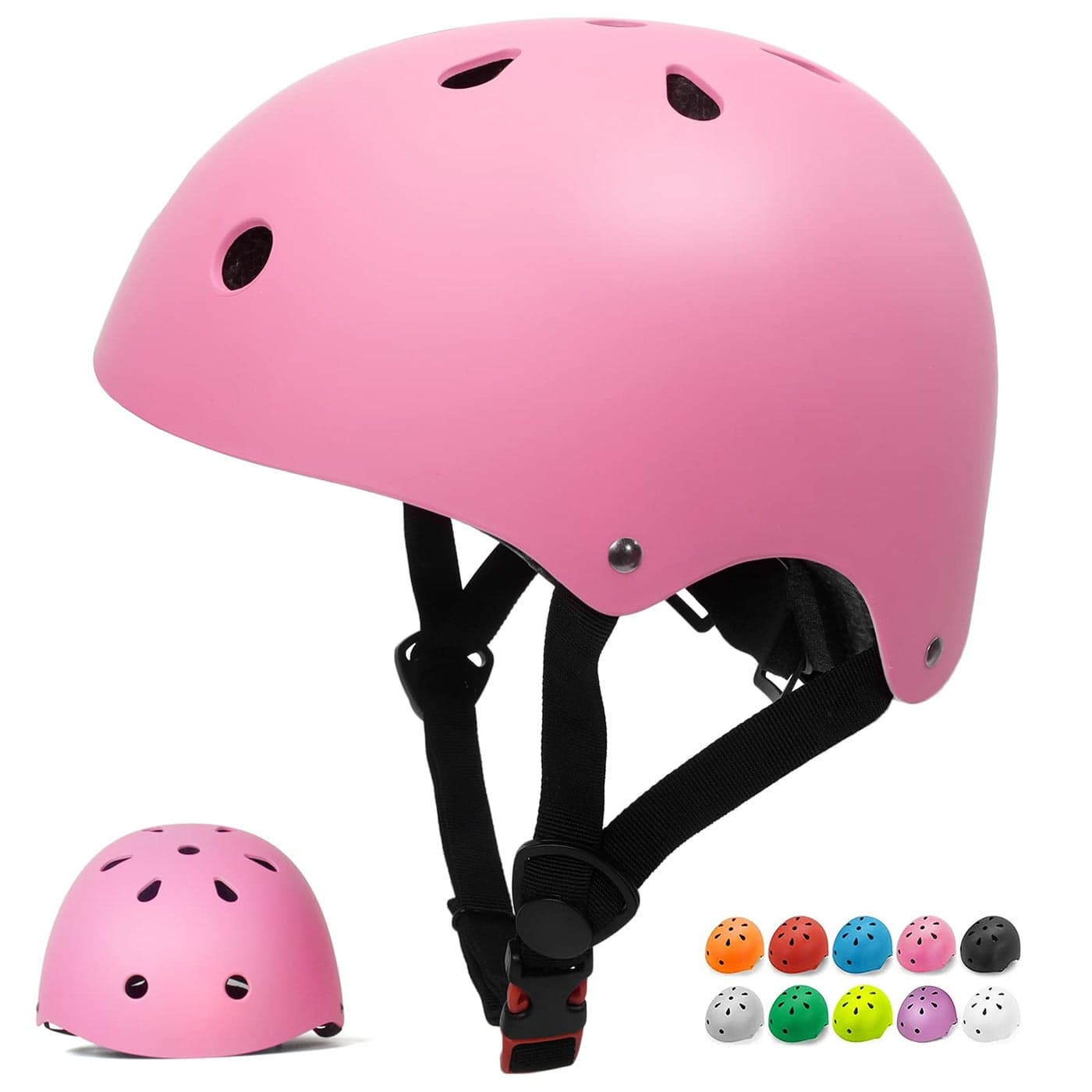 Glaf Toddler Helmet 24 Years Kids Bike Helmets for 28 Years Old Baby Girls Boys MultiSport Helmet Adjustable Skateboard Bicycle Helmet Lightweight 2 Sizes for Toddler to Youth Pink Small