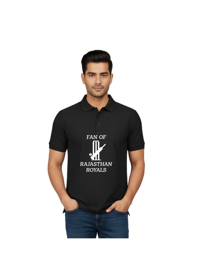 Rajasthan Cricket Jersey for Men - Dry-Fit T-Shirt for Men - Perfect for Rajasthan Cricket Fans - Match Day — XL