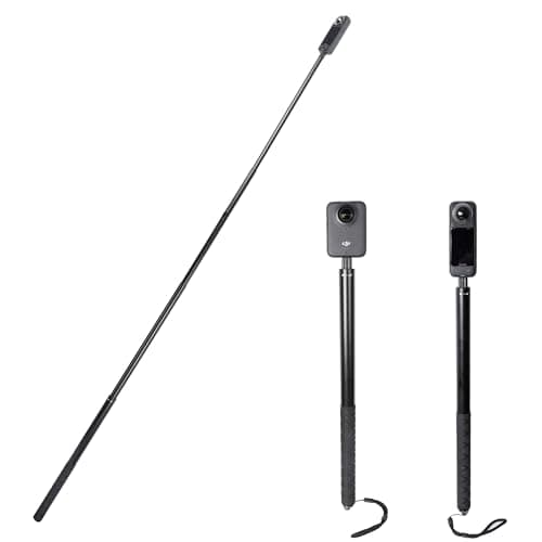 PellKing Long 77inch Invisible Selfie Stick for Insta360 ONE X5X4 X3 X2 X Insta360 ONE R RS DJI OSMO 360GoPro Max Insta 360 Camera 14 Extended Monopod Pole
