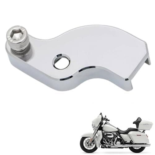 RAGBUSCLE Motorcycle Neutral Gear Assist Neutral Support Assist Stand Aluminium Alloy Shifting Stabilize Compatible with HarleyDavidson Road Glide Special FLTRXS 20172024 Extension Bracket White