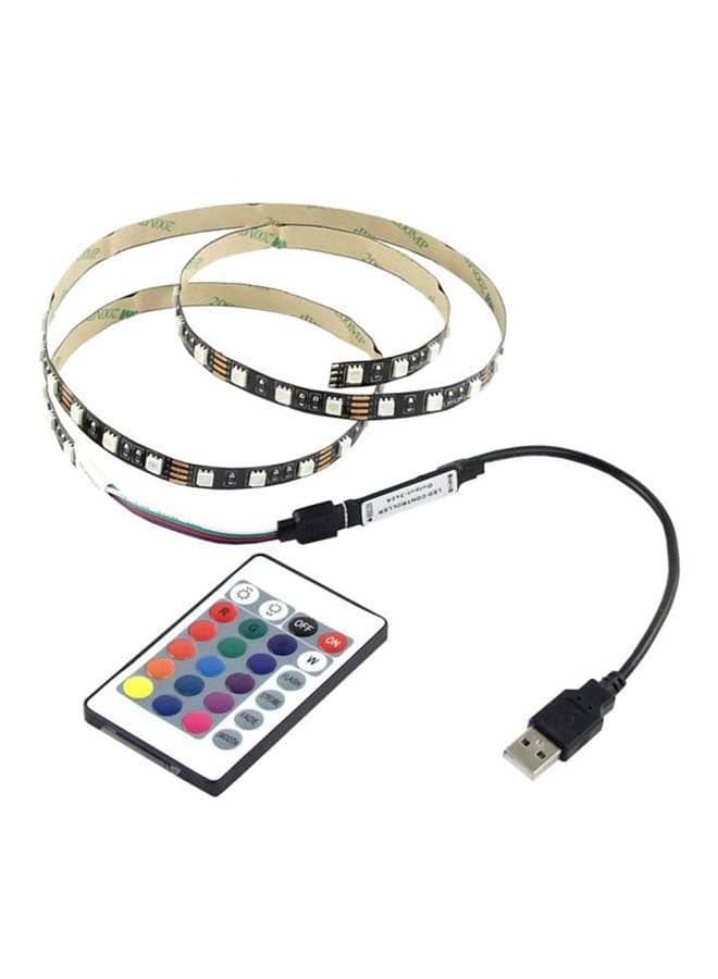 LED Light Strip With Remote Control Multicolour 10 x 2cm
