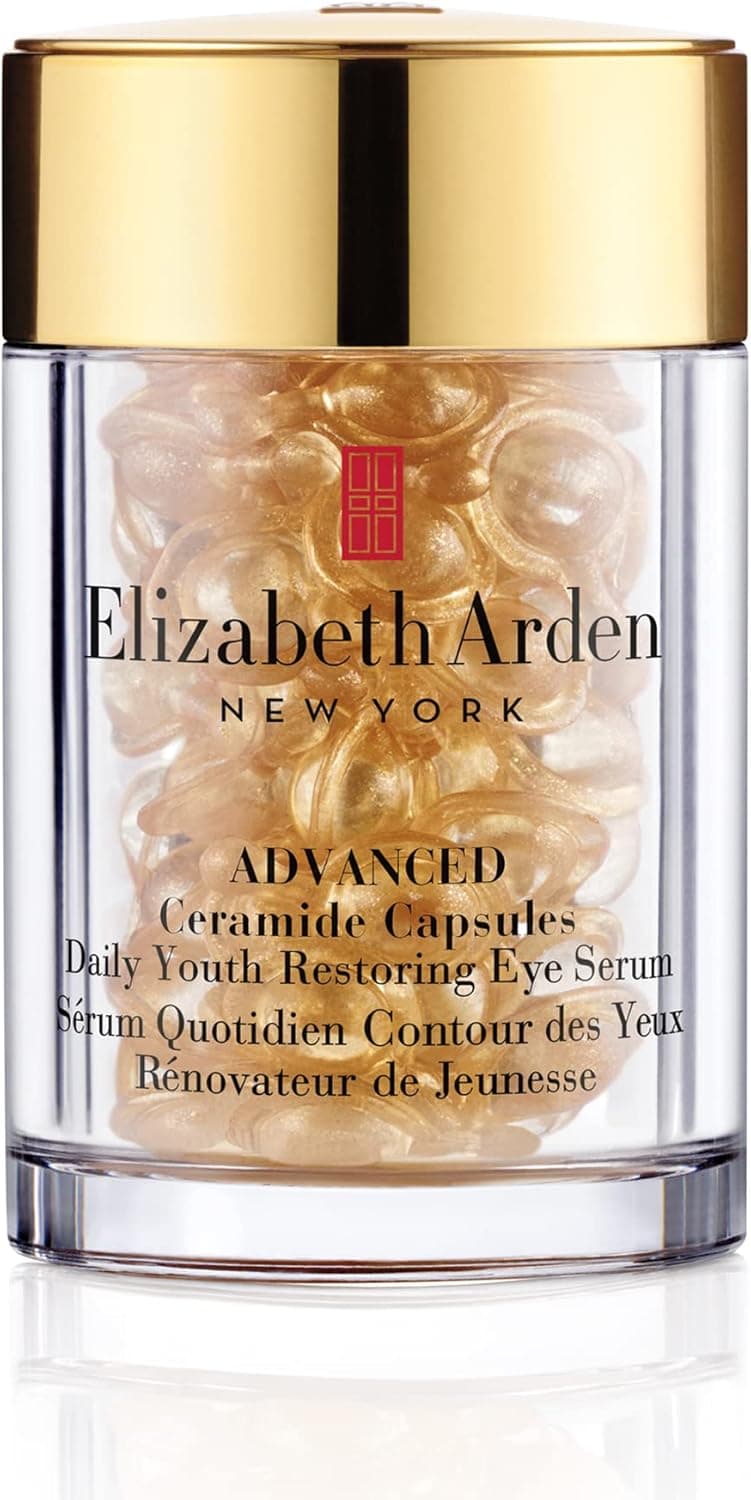 Elizabeth Arden Advanced Ceramide Capsules Daily Youth Restoring Eye Serum 60 pcs AntiAgeing Skincare for Eyes to Nourish Firm for Day Night
