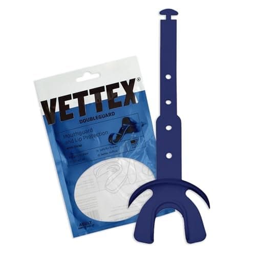 Vettex Double Mouthguard with Lip Protection, Navy Blue