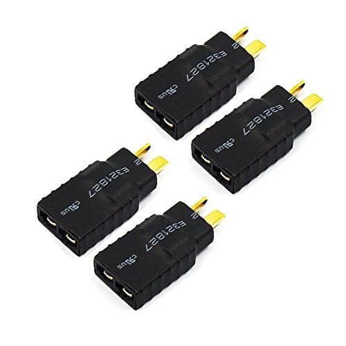 FLY RC Lipo Battery Wireless Adapter Compatible with T Plug Battery to Slash Revo Rc Esc Charger (4pcs/Lots)