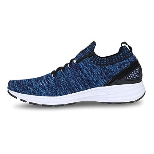Nivia Arnold 2.0 Running Shoes for Men, Lightweight Sports & Fitness Footwear with Breathable Mesh Upper, Cushioned EVA Midsole & Durable Rubber Outsole for Daily Running & Training (Blue) UK-10