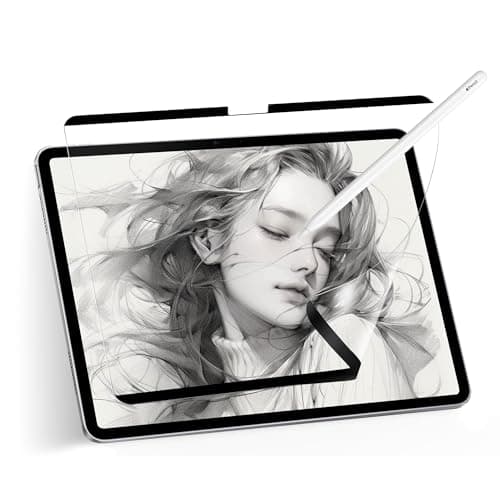 Megoo DrawPad Paperfeel Screen Protector for iPad Air/Pro 11 Inch (2018-2022), Magnetic Removable Writing Film with Storage Folder, Anti-Glare, Write and Draw Like on Paper