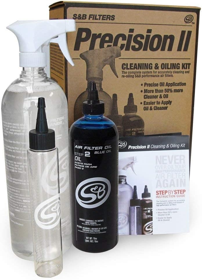 S&B Filters Precision II Cleaning & Oil Kit (Blue Oil)