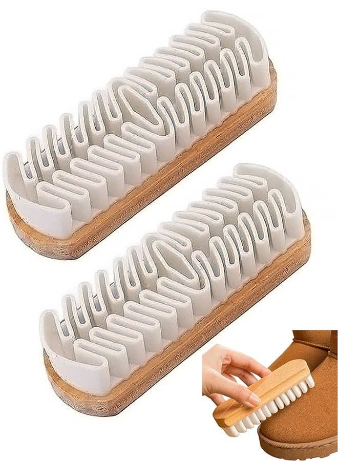 2 Pcs Snow Boots Suede Brush, Shoes Cleaner Crepe Brush Suede Matte Shoes Scrubber Cleaner For Dress Shoes And Boot Care