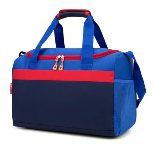 HawLander Small Duffle Bag for Kids Boys or Girls Gym Bag for Sports TravelDark Blue