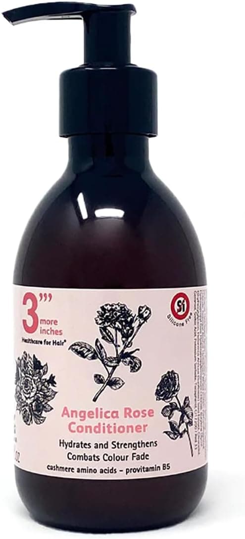 3More Inches Cashmere Protein Angelica Rose Conditioner 250ml Revitalizing Hair Strengthener Nourishing Haircare Conditioning Formula