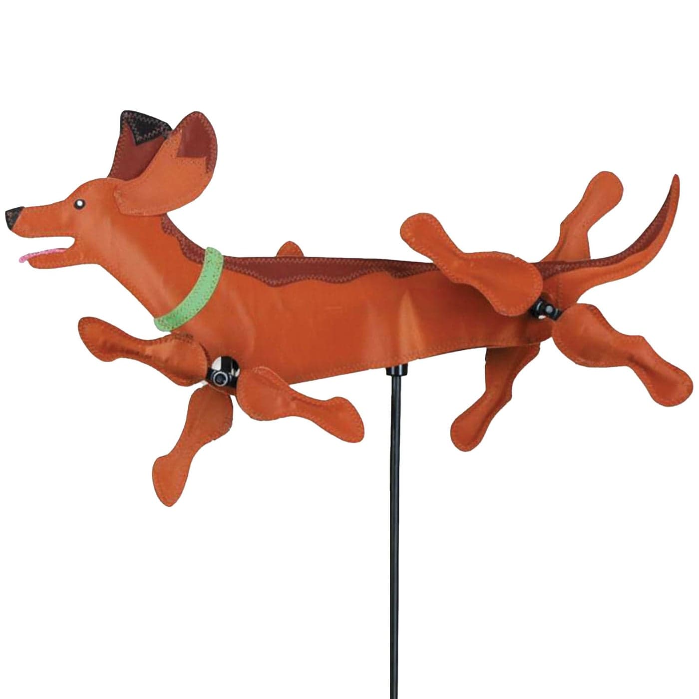 Whirligig Spinner Dachshund 20 Adorable DogThemed Design WeatherResistant Outdoor Decor Durable Lightweight for Patios Yards and Gardens EyeCatching Wind Spinner