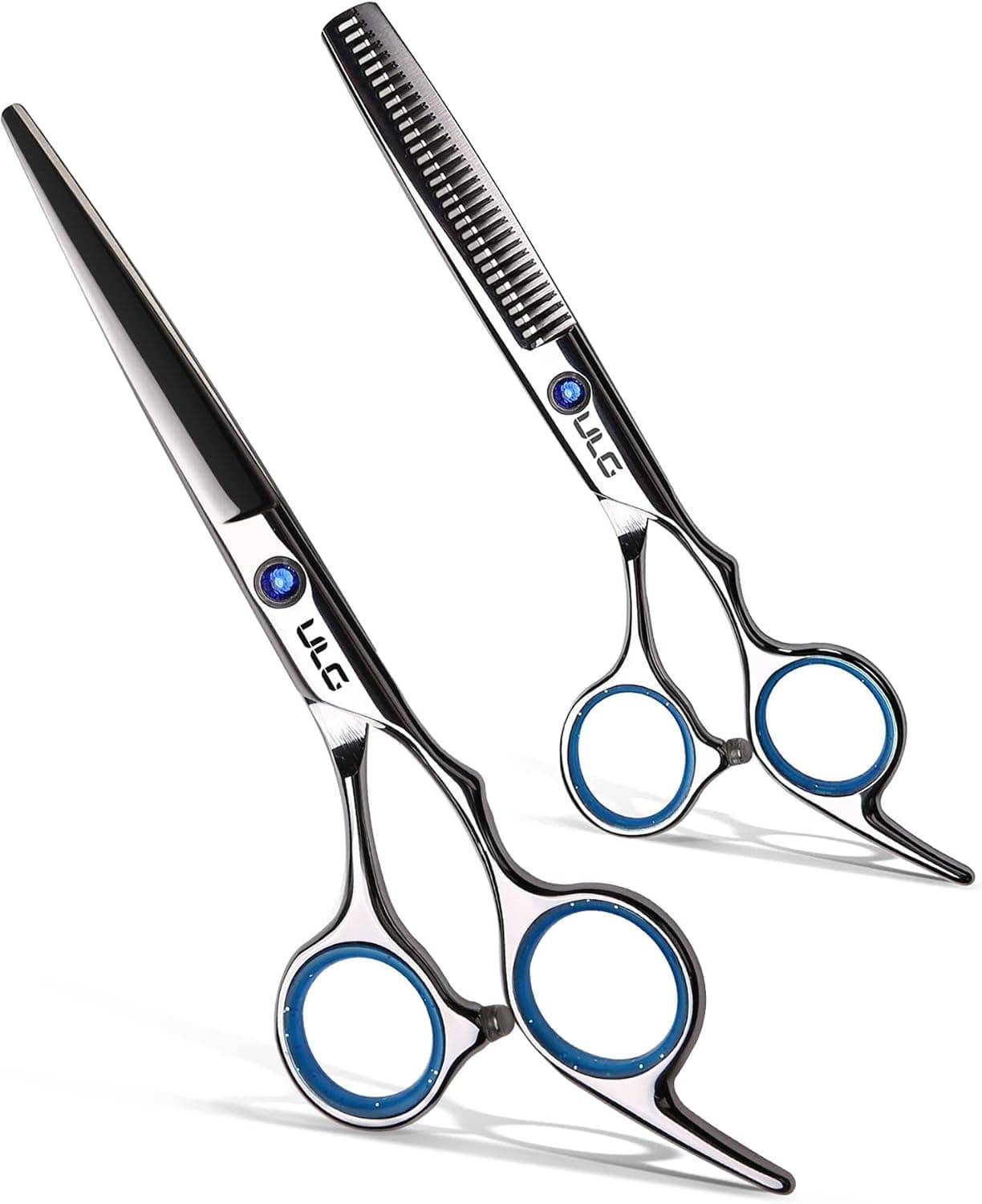 Hair Cutting Scissors Thinning Shears Kit ULG Professional Barber Hairdressing Texturizing Salon Razor Edge Scissor Japanese Stainless Steel 65 inch