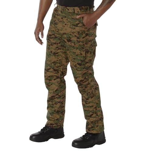 Rothco 8675 ULTRA FORCETM BDU PANT - WOODLAND DIGITAL, Small-Regular (27-31" W X 29 1/2-32 1/2" L)