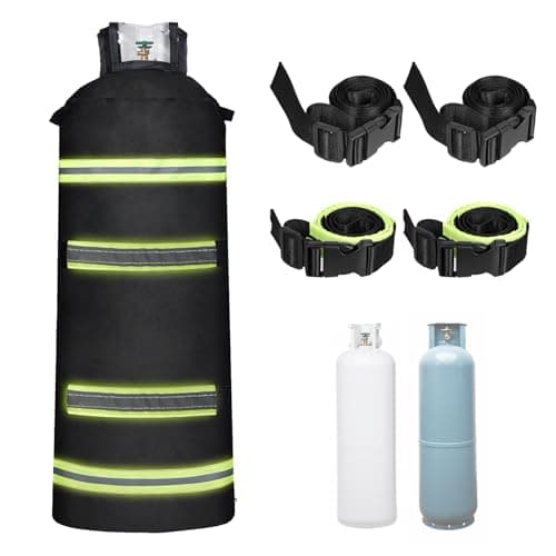 100 lb Propane Tank CoverPropane tank Insulated cover with reflective strip100 pound propane water tank for 1200D