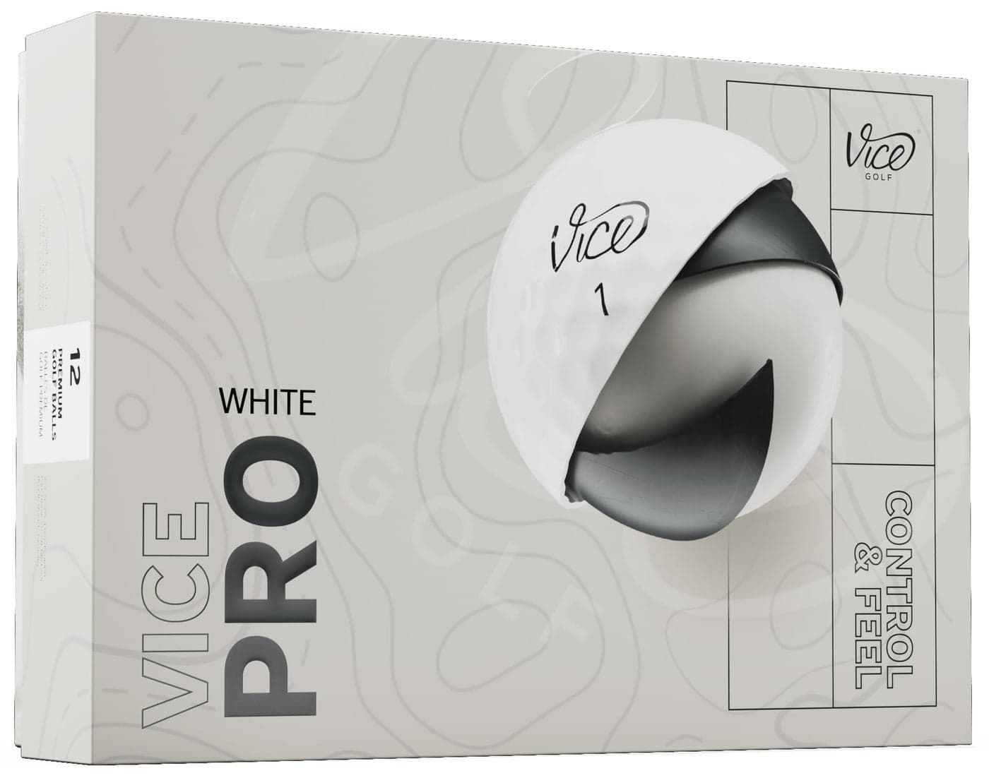Vice Pro Golf Balls 2025 Model White