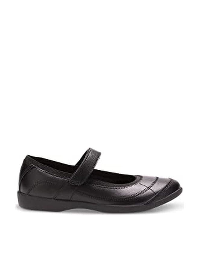 Hush Puppies girls Reese Mary Jane Flat, Black, 9 Little Kid US
