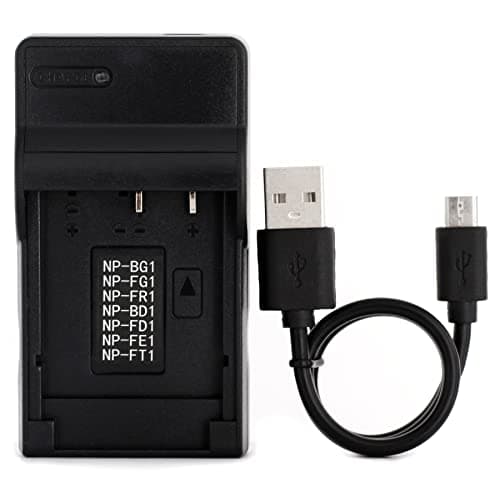Norifon NP-BG1 USB Charger for Sony Cyber-Shot DSC-H50 DSC-H55 DSC-H70 DSC-H90 DSC-HX30V DSC-HX5V DSC-HX7V DSC-HX9V DSC-W150 DSC-W290 DSC-W230 DSC-W220 DSC-W200 DSC-W300 DSC-W50 Camera and More