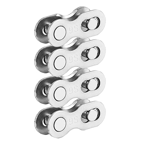 VG SPORTS 4 Pairs Bicycle Missing Link 16789101112 Speed Chain Reusable Steel Bike Chain Link
