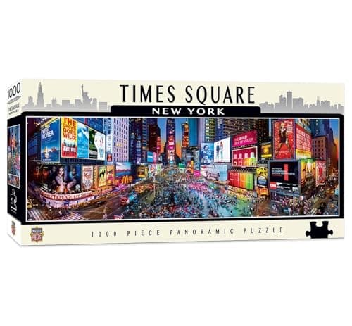MasterPieces Cityscape Panoramics 1000 Puzzles Collection Times Square Panoramic 1000 Piece Jigsaw Puzzle