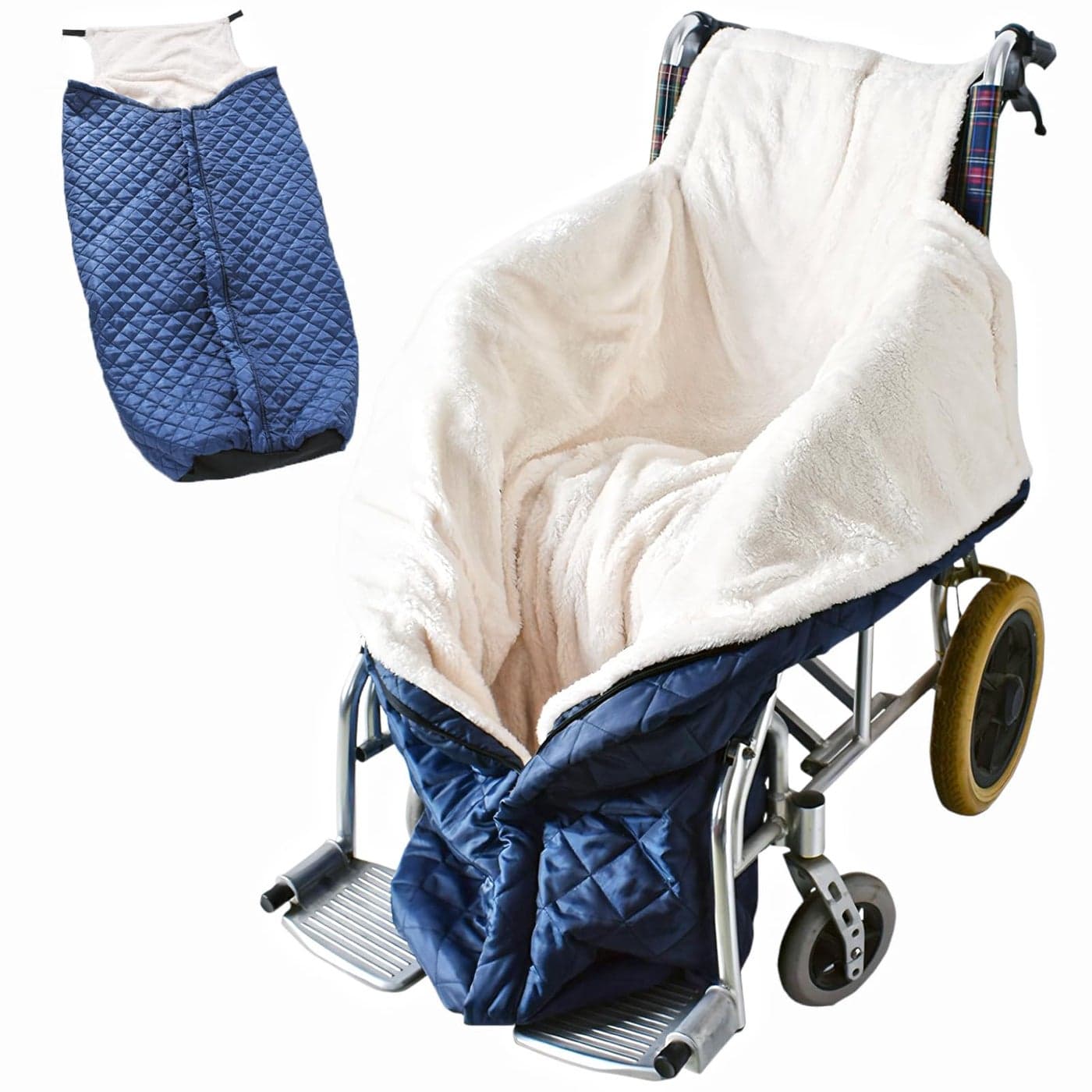 GFERTRE Lightweight Wheelchair Blanket with Zipper Lambswool Wheelchair Warm CoversLap Blankets for ElderlyHoliday Winter Leg and Lower Body Gifts