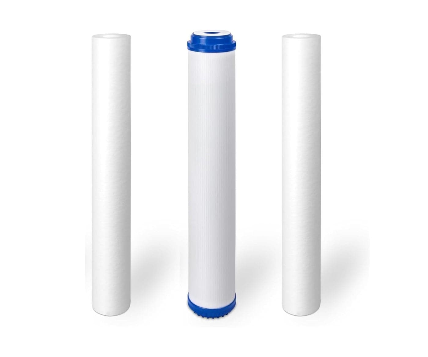 PARIJATA 20x25 inch PP Spun Filter 5 Micron and GAC Carbon Filter for 50LPH RO Water Purifier