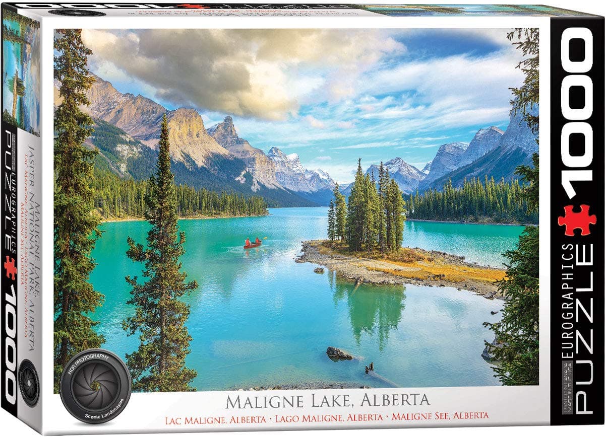 EuroGraphics Maligne Lake, Alberta
