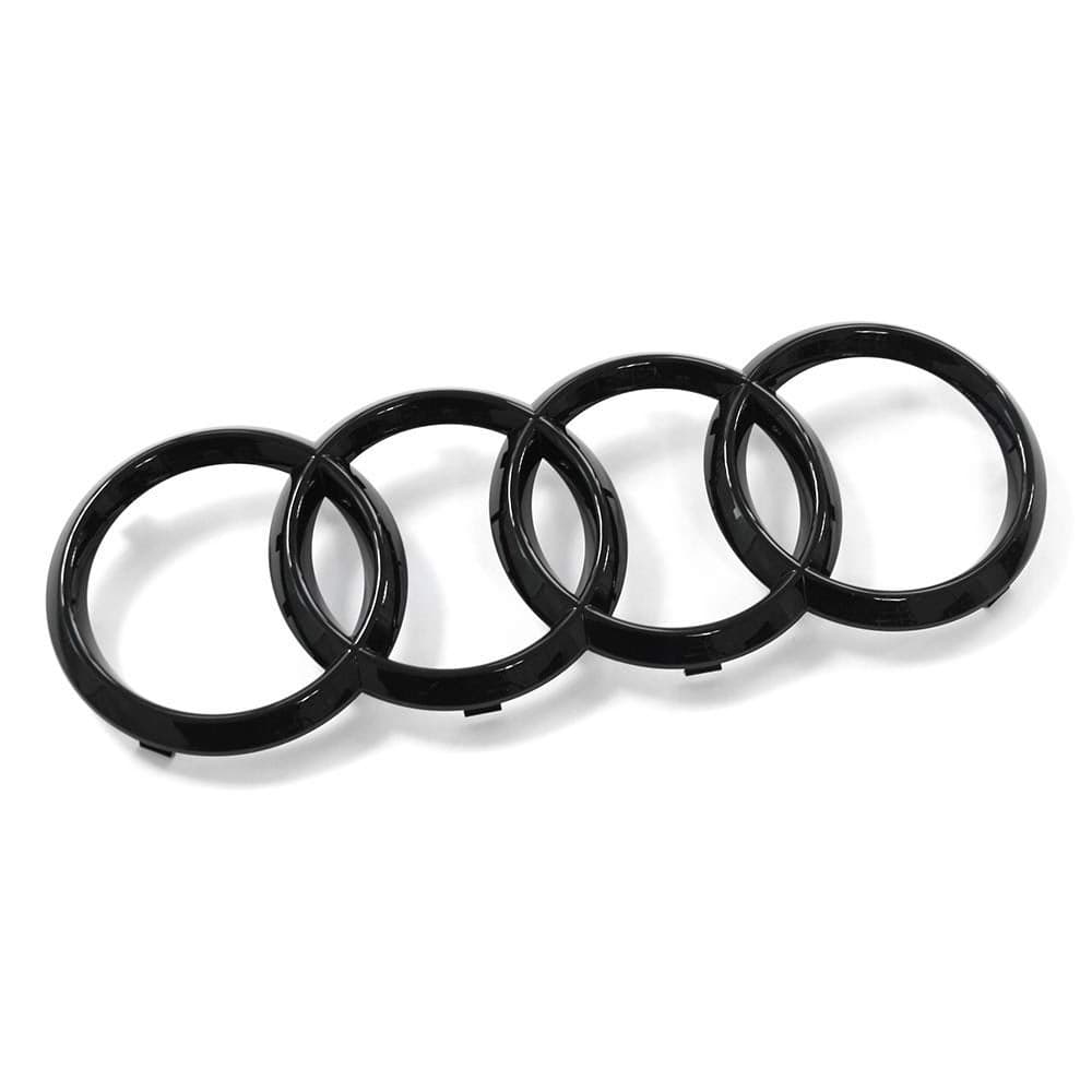 Audi 83A071801 Sign Grille Rings Black Edition Emblem Blackline Logo Black