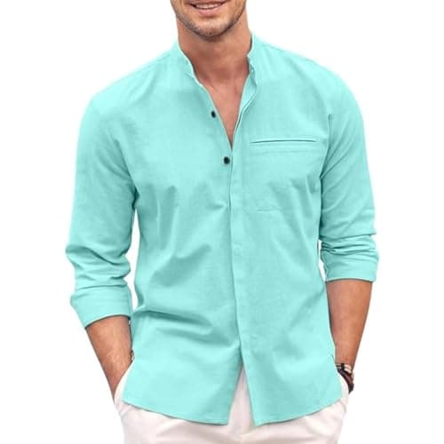 Bellstone Men's Solid Cotton Shirt | Casual | Plain | Full Sleeve | Summer-Regular Fit| Men Stylish Shirt | Everyday Formal Wear |Soft Breathable Fabric | Everyday Smart Casual Wear