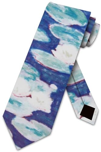 Three Rooker Water Lillies Ties Art Tie Monet Neckties