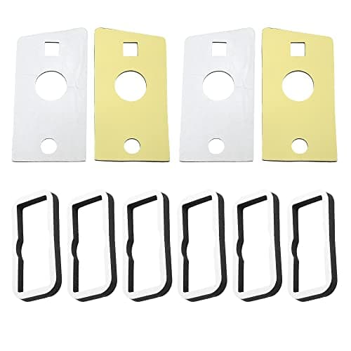 X AUTOHAUX 1 Set Roof Cab Marker Light Gasket Clearance Running Lights Seal Kit for Hummer H2 2003-2009 Front Rear Cab Clearance Lights Running Lamp Waterproof Cushion Double Self-Adhesive