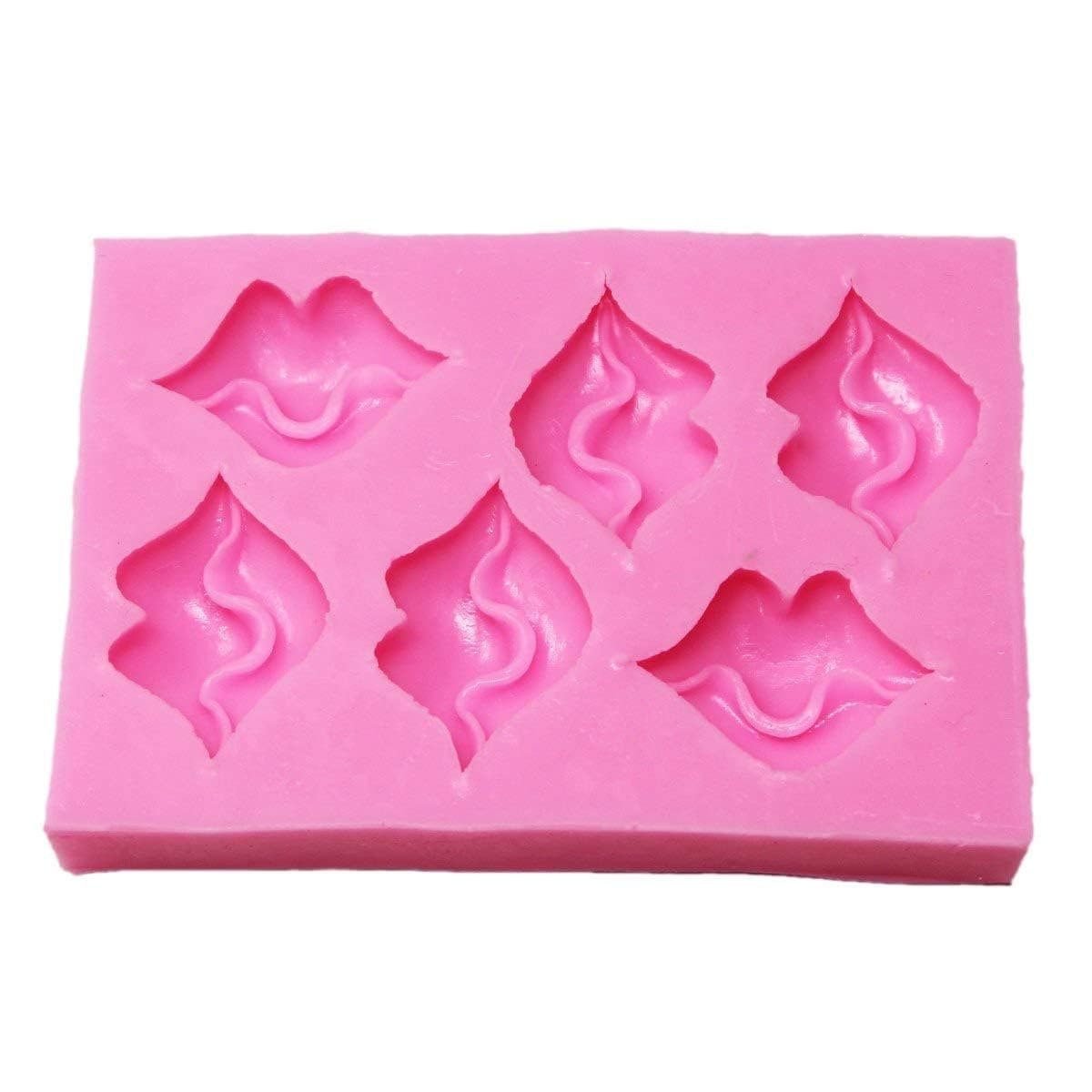 Artnery Silicone Fondant Lips Moulds 11x75x15 cm Mold for Decorating Cakes Chocolate Candy Baking