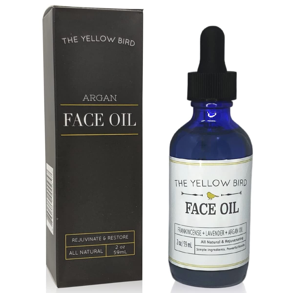 Argan Face Oil Cleanser Moisturizing Anti Aging Natural Organic Facial Serum for Acne Spots Scars and Wrinkles Hydrating Botanic Blend for Youthful Glow Argan 2 oz