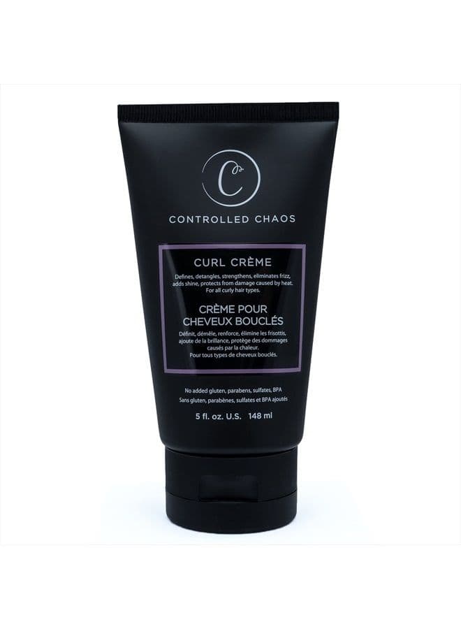 As Seen on Shark Tank Curl Defining Cream for All Hair Types to Add Smoothness and Control Curly, Anti-frizz and Wavy Hair, Sulfate-Free Curl Cream (5oz)