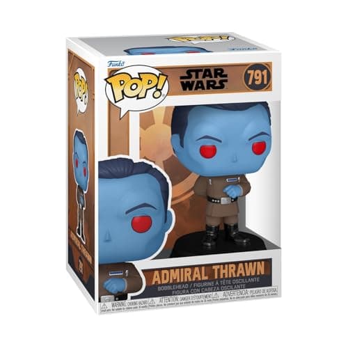 Funko Pop Star Wars Tales of The Empire Admiral Thrawn Collectable Vinyl Figure Gift Idea Official Merchandise Toys for Kids Adults TV Fans Model Figure for Collectors and Display
