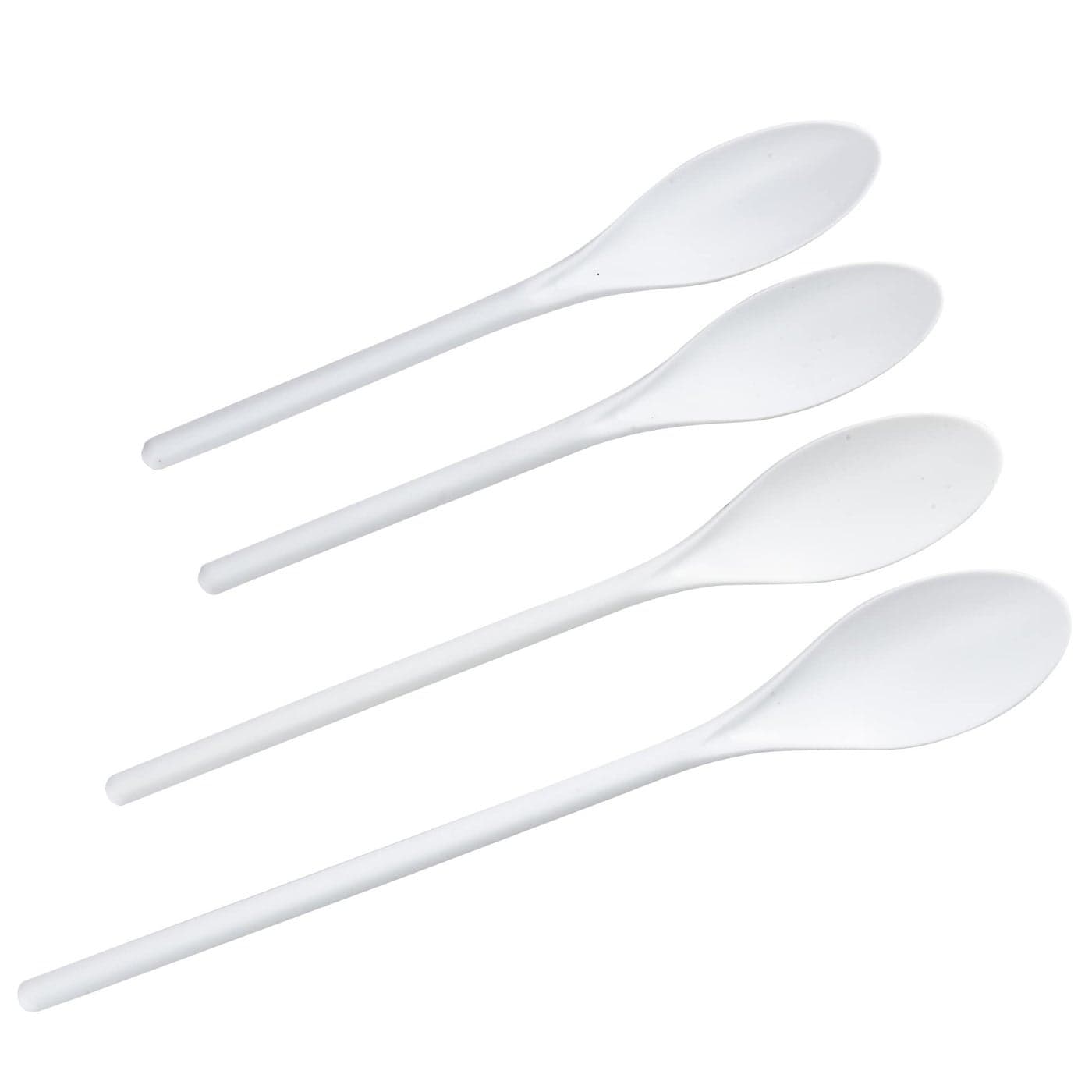 Chef Craft Select Plastic Spoon Set 10145 inch 4 Piece White