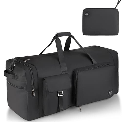 80L Large Duffle Bag for Travel, Urtala 26” Travel Duffle Bag for Men and Women, Foldable Traveling Duffel Bags with Shoes Compartment, Waterproof and Tear Resistant