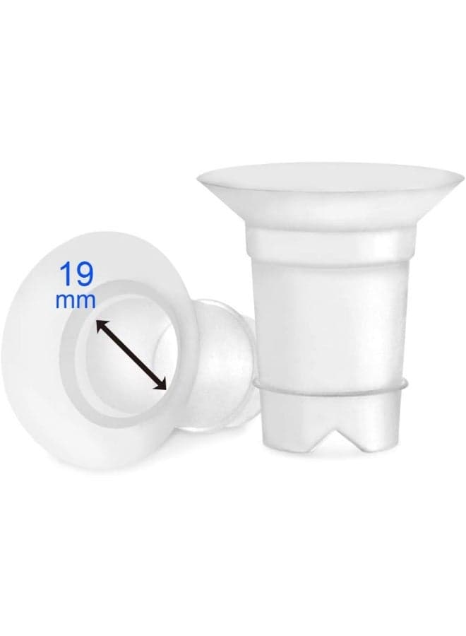 Maymom Flange Inserts 19 mm for Medela and Spectra 24 mm Shields/Flanges