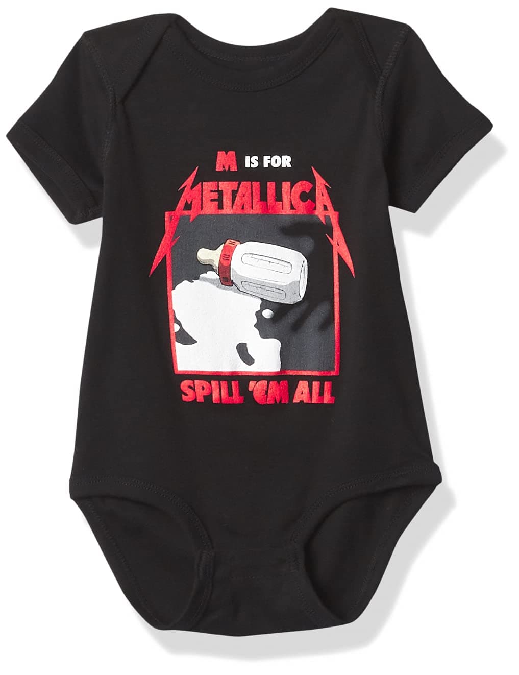 Metallica Baby Boys M For Kea Bodysuit And Toddler TShirt Set BlackWhite 1218 Months US