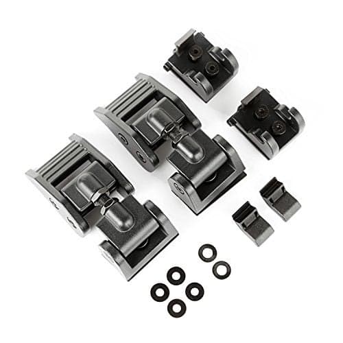 Rugged Ridge | Hood Catch Kit, Textured Black | 11210.17 | Fits 2007-2018 Jeep Wrangler JK