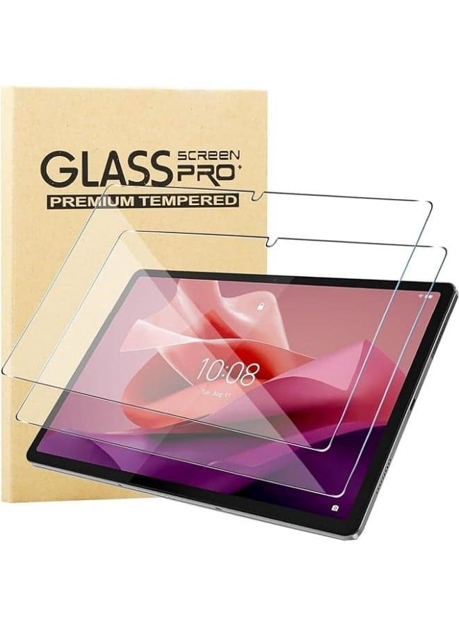 Screen Protector Compatible with Lenovo Tab P12 12.7 inch 2023 (TB-370FU/TB-371FC), 【2 Pack】 Tempered Glass Anti-Scratch Film, High Hardness, No Bubbles, HD Clear Glass Protector