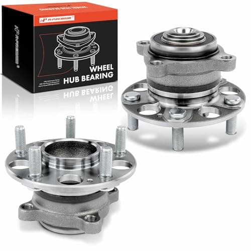 A-Premium 2 x Rear Wheel Bearing and Hub Assembly with 5-Lug Compatible with Honda Accord 2008-2012 & Acura TSX 2009-2014