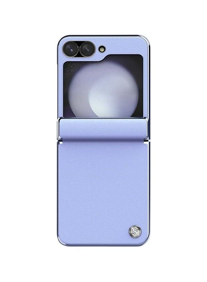 Compatible with Samsung Galaxy Z Flip 7 FE 5G PU leather protection Hinge protection Ultra-thin shockproof back cover For Samsung Galaxy Z Flip 7 FE