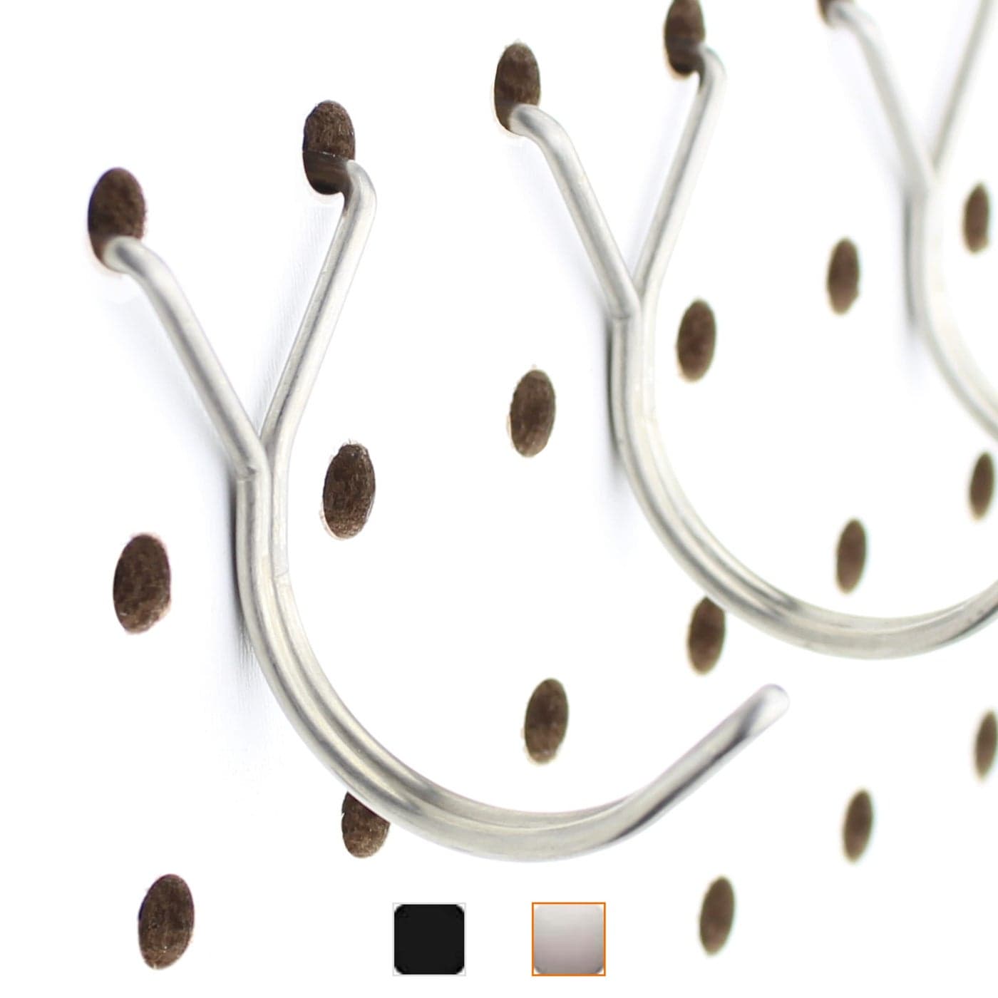 Right Arrange Stainless Steel Pegboard Hooks 50Pack 15in JHook Will Not Fall Out Fits Any Peg Board Multipurpose Organize Necklaces Jewelry Retail Items Keys Craft or Supplies