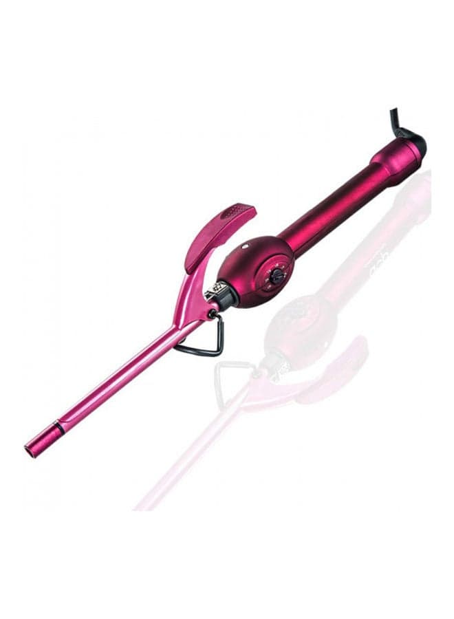 Small Barrel Skinny Hair Curling Iron Wand Pink