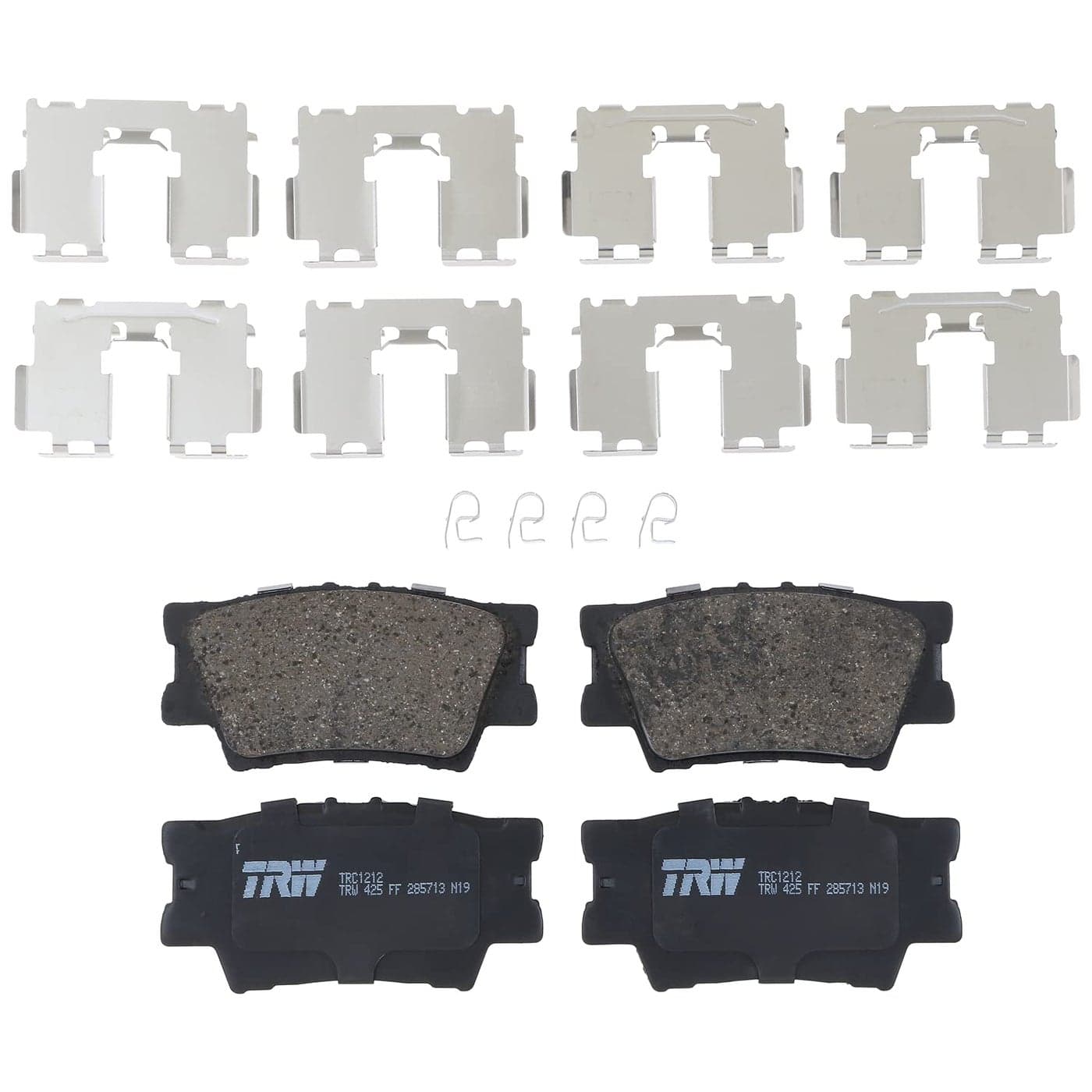 TRW Disc Brake Pad Set TRC1212 OE Quality Replacement for Cars