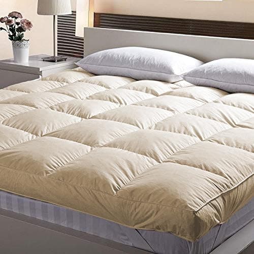 Jaipur Linen 3000 GSM Single Bed Finest Imported Super Microfiber Mattress PaddingTopper Beige 36 78In